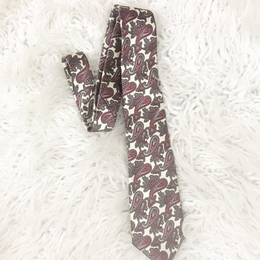 Christian Dior paisley vintage tie